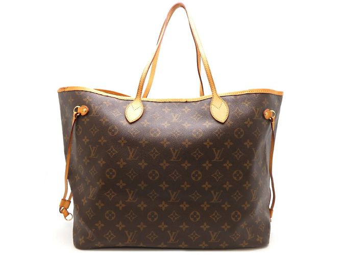 Neverfull GM Tote Bag mit Louis Vuitton-Initialen Braun Monogramm - Ansicht 2