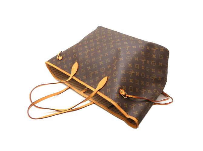 Neverfull GM Tote Bag mit Louis Vuitton-Initialen Braun Monogramm - Ansicht 4