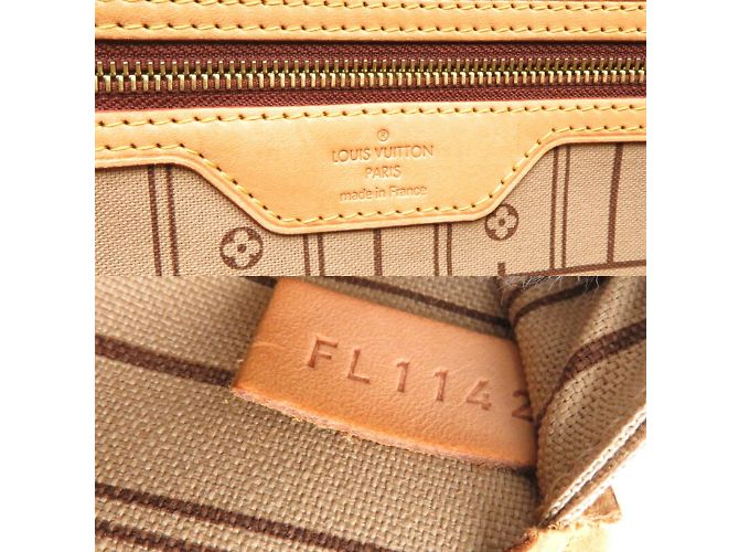 Neverfull GM Tote Bag mit Louis Vuitton-Initialen Braun Monogramm - Ansicht 7