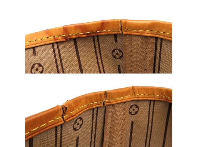 Neverfull GM Tote Bag mit Louis Vuitton-Initialen Braun Monogramm - Ansicht 9