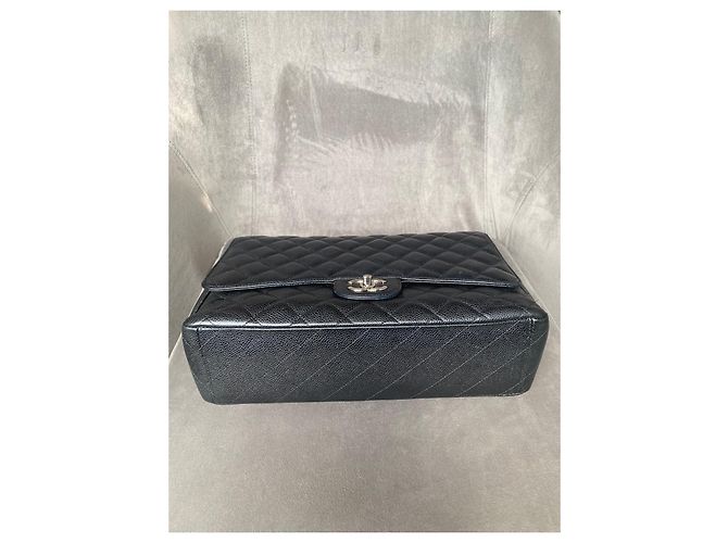 Chanel Borsa Maxi Double Flap Classica / Senza Tempo Nero - vista 11