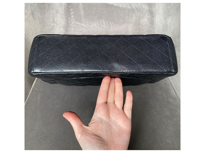 Chanel Borsa Maxi Double Flap Classica / Senza Tempo Nero - vista 16