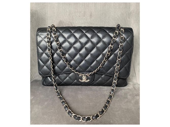 Chanel Borsa Maxi Double Flap Classica / Senza Tempo Nero - vista 2