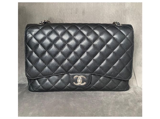 Chanel Borsa Maxi Double Flap Classica / Senza Tempo Nero - vista 5