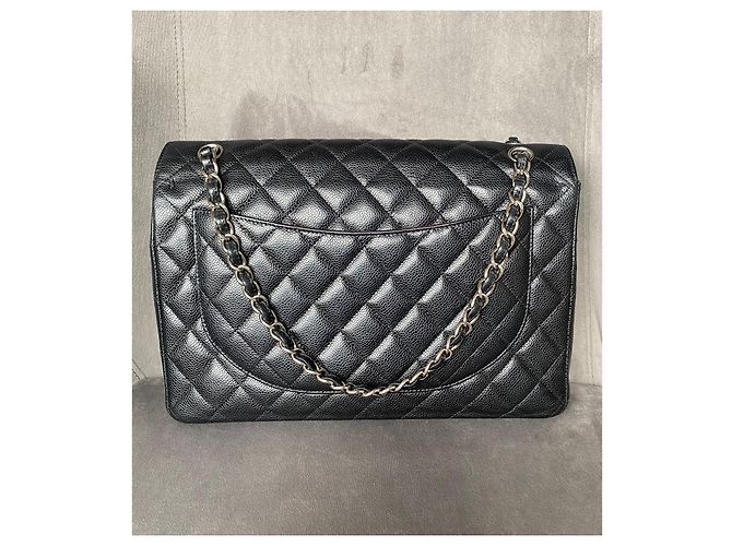 Chanel Borsa Maxi Double Flap Classica / Senza Tempo Nero - vista 7