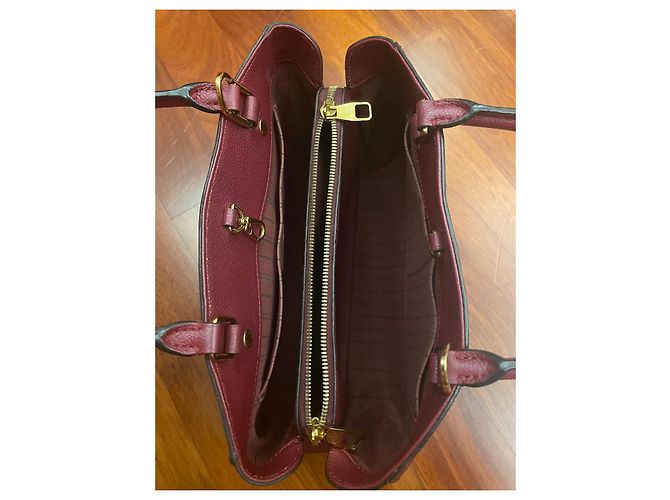 Bolsa Louis Vuitton Montaigne Rosa em couro de bezerro MM - vista 5