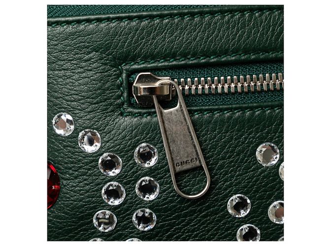 Borsa a vita Gucci Bijou Stone Multicolore Verde oliva - vista 7