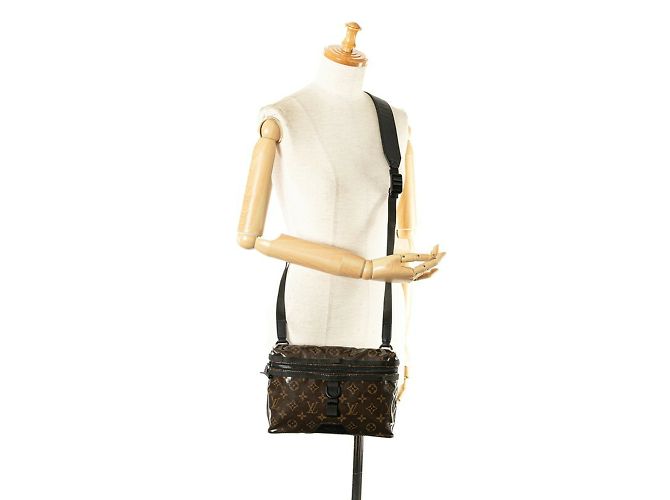 Borsa a Spalla Grace PM Monogramma Louis Vuitton Marrone Nero - vista 11