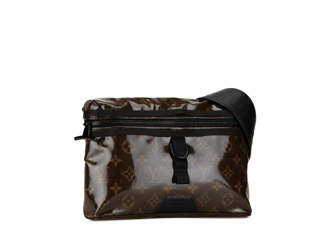 Borsa a Spalla Grace PM Monogramma Louis Vuitton Marrone Nero - vista 3