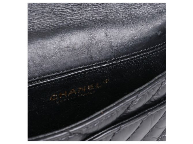 CHANEL - Borsa a cintura Chanel 2.55 in pelle nera Nero - vista 10