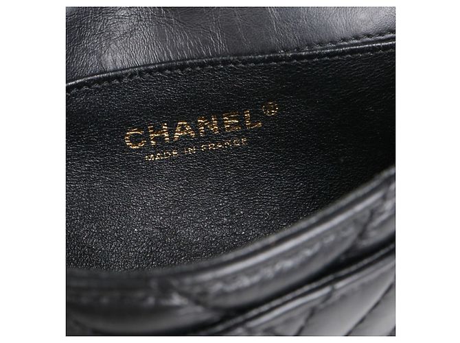 CHANEL - Borsa a cintura Chanel 2.55 in pelle nera Nero - vista 12