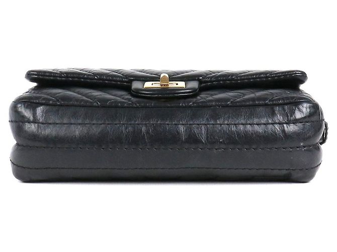 CHANEL - Borsa a cintura Chanel 2.55 in pelle nera Nero - vista 3
