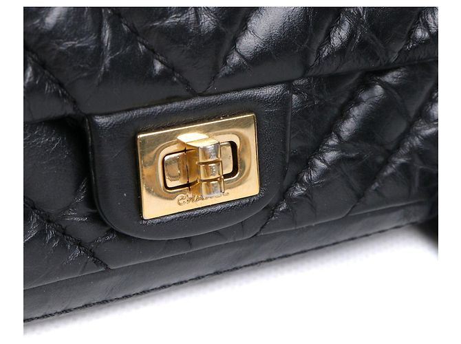 CHANEL - Borsa a cintura Chanel 2.55 in pelle nera Nero - vista 6