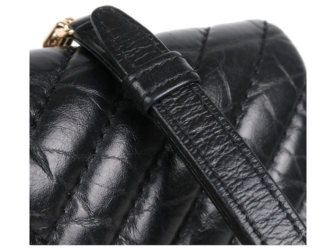 CHANEL - Borsa a cintura Chanel 2.55 in pelle nera Nero - vista 8