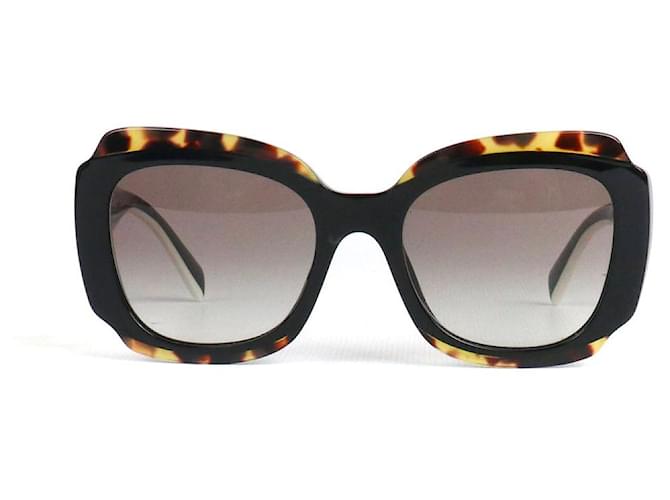 PRADA - Occhiali da sole Prada in plastica nera Nero - vista 2
