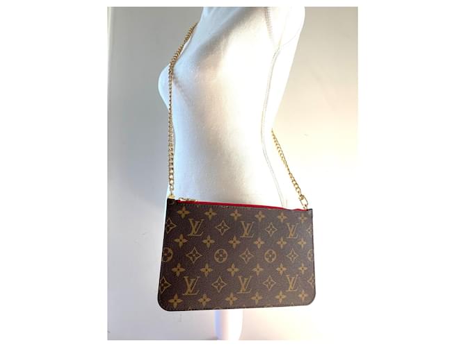Louis Vuitton Neverfull Castaño - vista 4