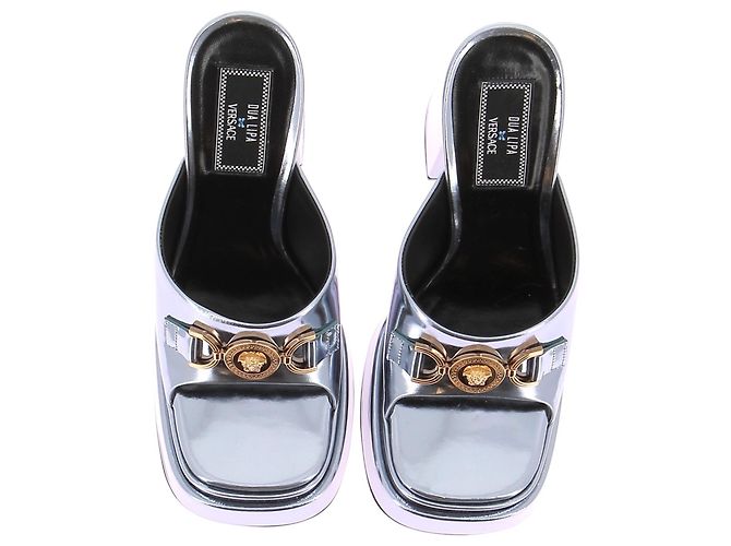 VERSACE Mules e zoccoli T.EU 39 Pelle verniciata - vista 6