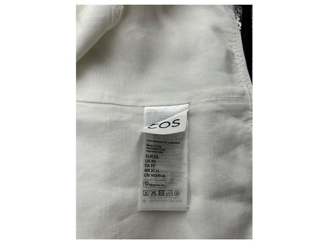 Cos tops T.Internacional XS Lino Blanco - vista 6