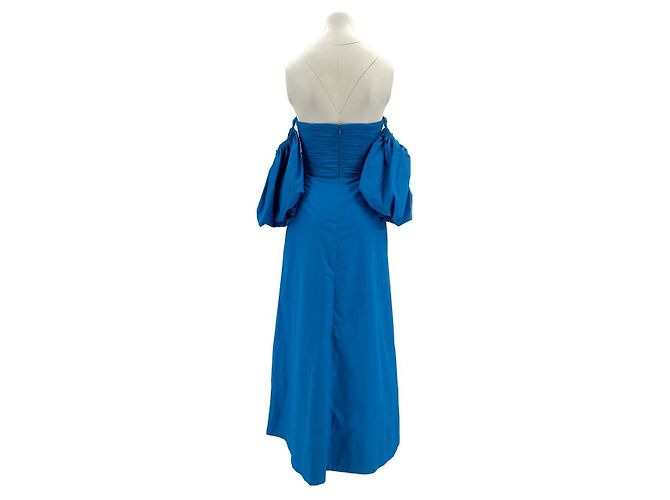 Autre Marque Vestido Shona Joy T.FR 34 de algodón Azul - vista 2