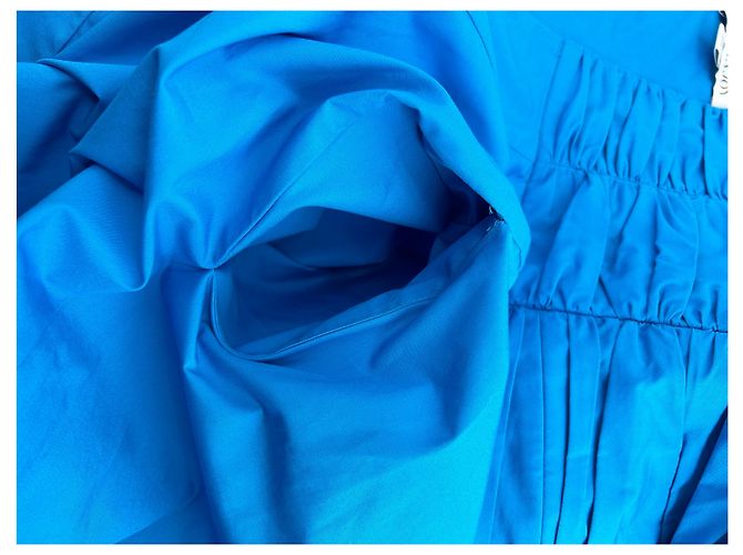 Autre Marque Vestido Shona Joy T.FR 34 de algodón Azul - vista 5