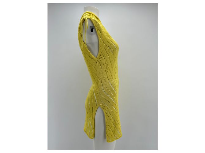 Autre Marque Camilla e Marc top T.International S Cotton Giallo - vista 3