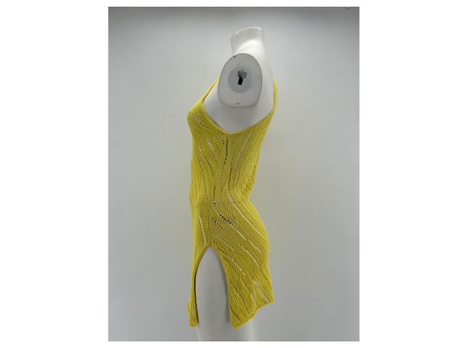 Autre Marque Camilla e Marc top T.International S Cotton Giallo - vista 4