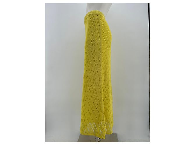 Autre Marque Faldas Camilla And Marc T.International S Algodón Amarillo - vista 4
