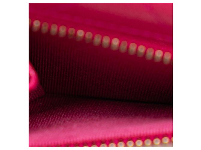 Portafoglio classico piccolo con patta Chanel Matelassé Coco Mark Rosa - vista 8