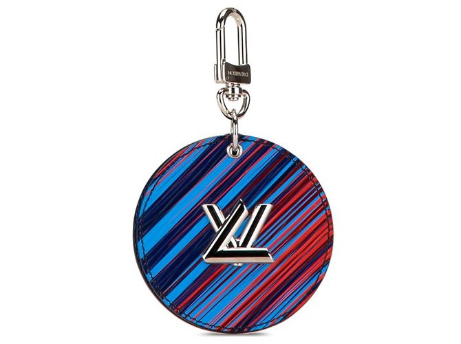 Portachiavi a specchio Epi Twist di Louis Vuitton Multicolore Blu navy - vista 2