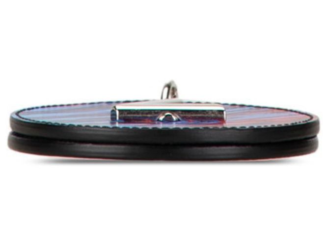 Portachiavi a specchio Epi Twist di Louis Vuitton Multicolore Blu navy - vista 5