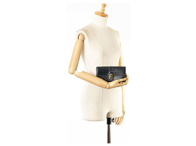 Cartera Larga Sarah Utah de Louis Vuitton Negro Azul marino - vista 13