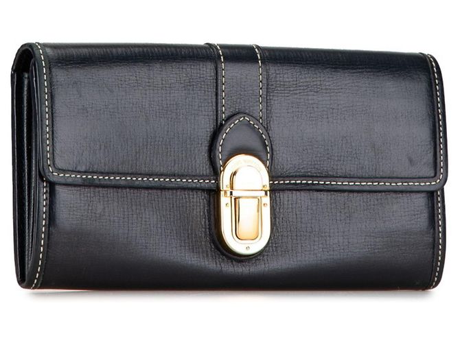 Cartera Larga Sarah Utah de Louis Vuitton Negro Azul marino - vista 3