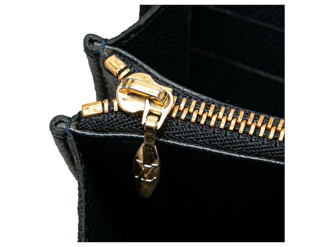 Cartera Larga Sarah Utah de Louis Vuitton Negro Azul marino - vista 8