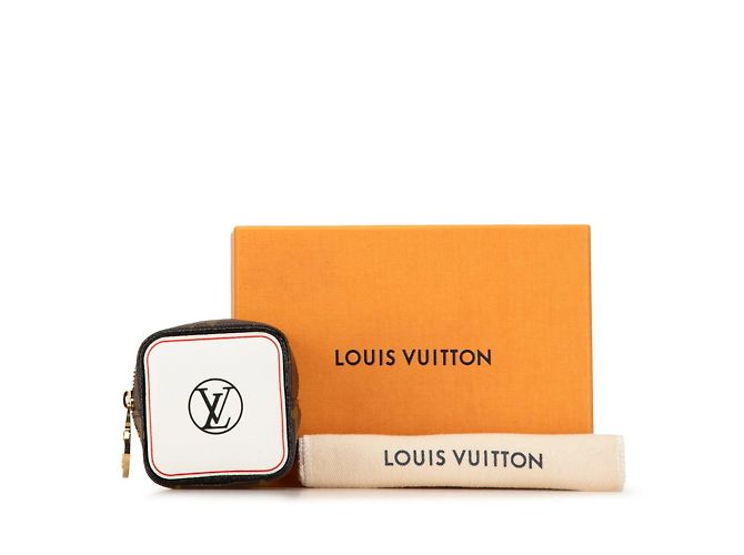 Pochette Cube Porto Monnaie Monogram Louis Vuitton Marrone Multicolore - vista 11