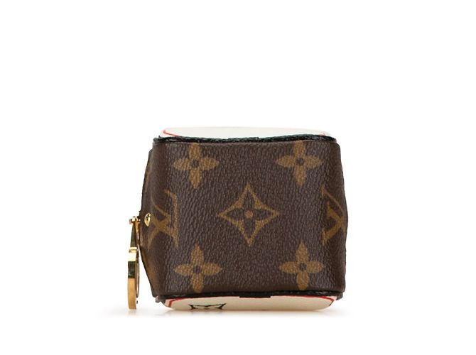 Pochette Cube Porto Monnaie Monogram Louis Vuitton Marrone Multicolore - vista 5