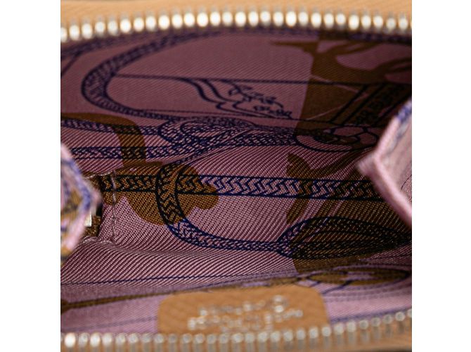 Monedero compacto de seda Azap de Hermès Gris Gris pardo - vista 7