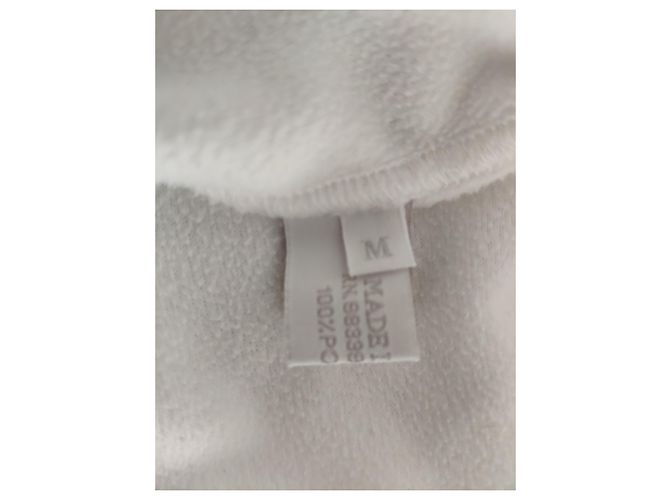 Prada Sudadera de forro polar blanca con capucha Blanco - vista 4