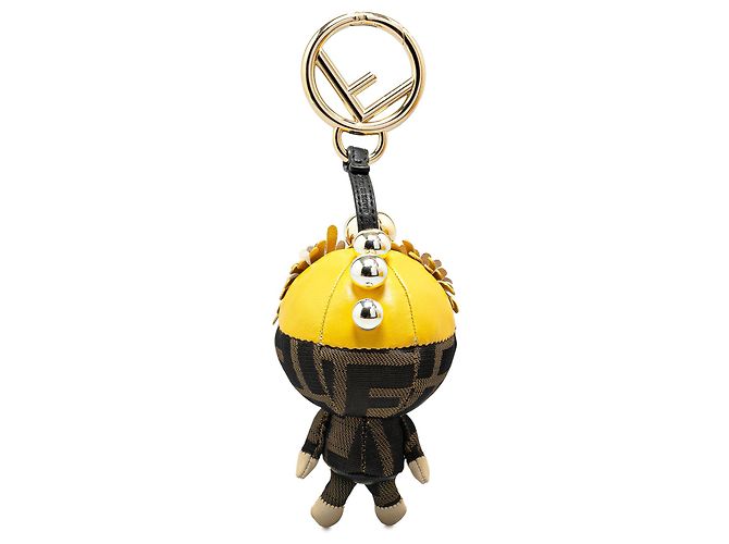 Fendi Brown Zucca Space Monkey Bag Charm - view 2