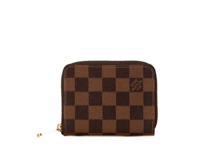 Monedero Zippy Damier Louis Vuitton Castaño Damier ebene - vista 2