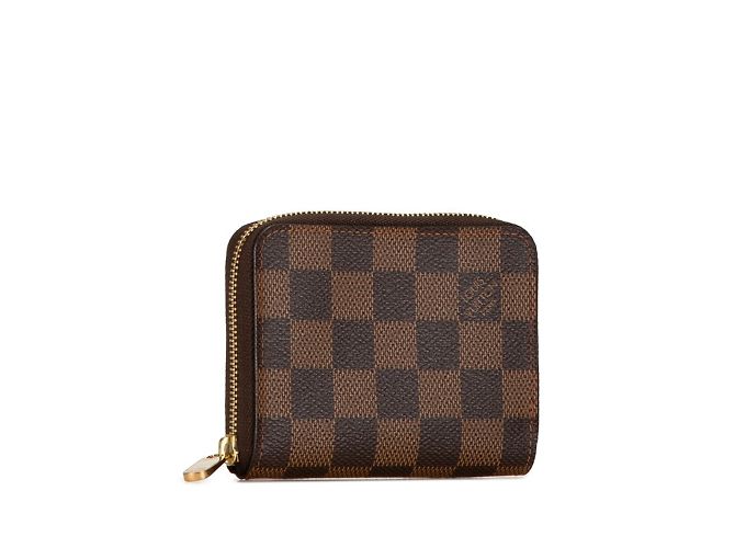 Monedero Zippy Damier Louis Vuitton Castaño Damier ebene - vista 3