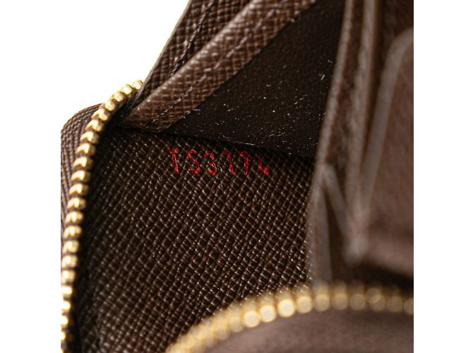 Monedero Zippy Damier Louis Vuitton Castaño Damier ebene - vista 9