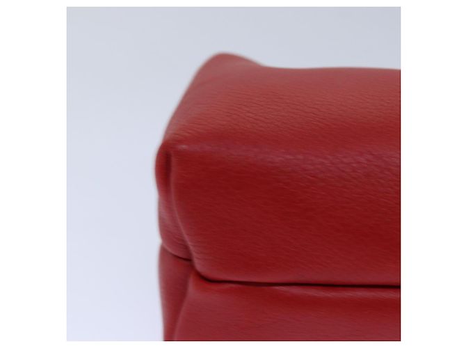 Céline CELINE Pouch Leather Red Gold Auth bs16782 Golden - view 7