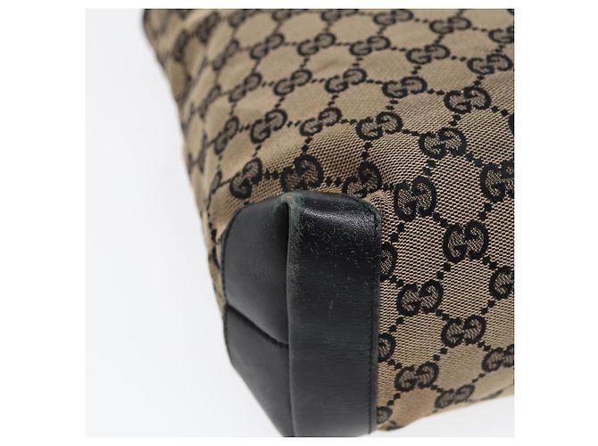 GUCCI GG Canvas Shoulder Bag Navy Silver 019 0402 1705 Auth 85896 Silvery Navy blue - view 17