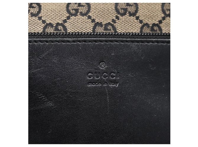GUCCI GG Canvas Shoulder Bag Navy Silver 019 0402 1705 Auth 85896 Silvery Navy blue - view 18