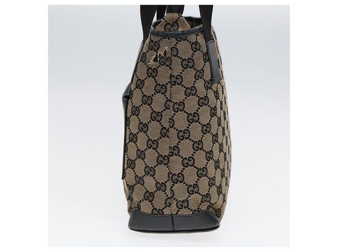 GUCCI GG Canvas Shoulder Bag Navy Silver 019 0402 1705 Auth 85896 Silvery Navy blue - view 4