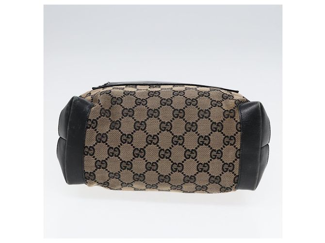 GUCCI GG Canvas Shoulder Bag Navy Silver 019 0402 1705 Auth 85896 Silvery Navy blue - view 5