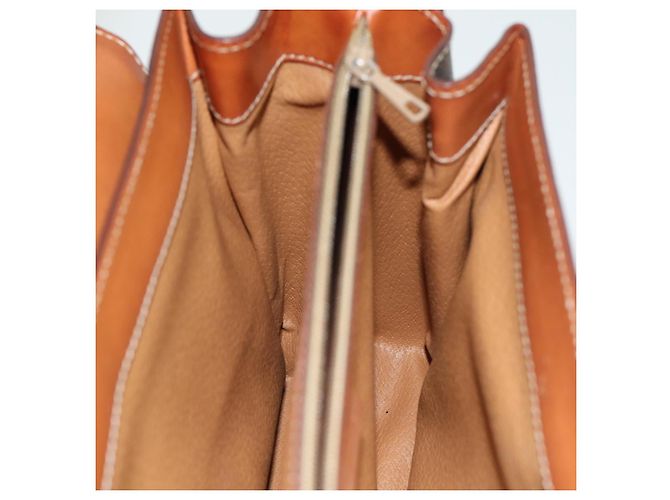 Céline Borsa a mano in tela Macadam CELINE in pelle PVC 2 in 1 marrone oro Auth 86265 D'oro - vista 20