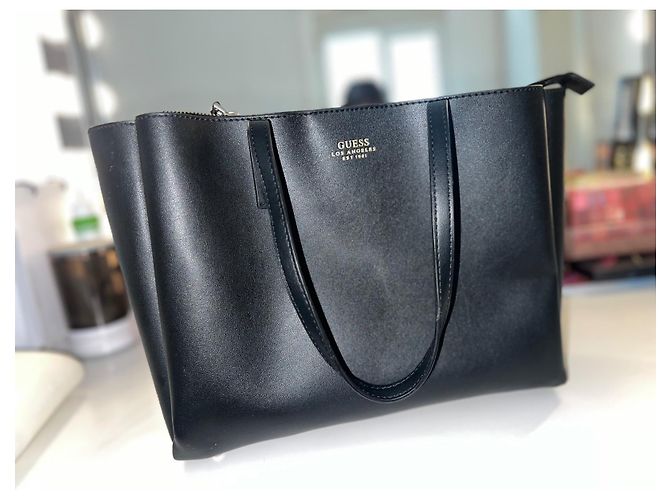 Borsa a spalla Guess nera Nero - vista 5