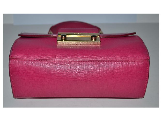 Borsa a mano Furla in pelle fucsia Fuschia - vista 3