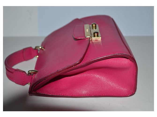 Borsa a mano Furla in pelle fucsia Fuschia - vista 5